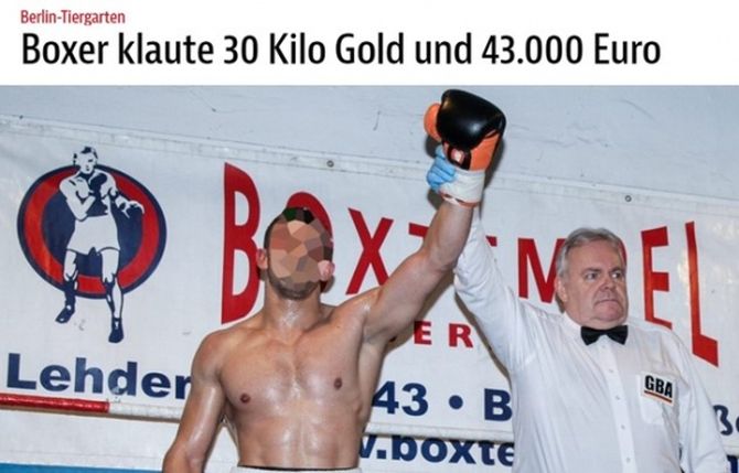 Български боксьор открадна 30 кг злато, съдейства на полицията в Германия и се размина със затвор