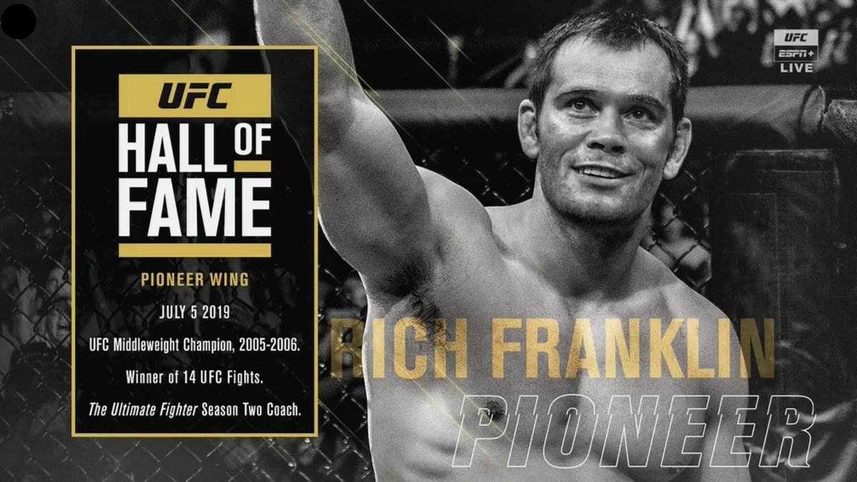 Рич Франклин вече е част от Залата на славата на UFC