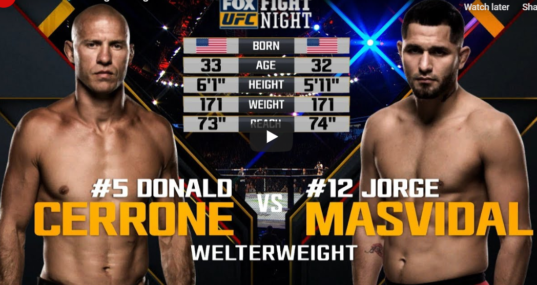 Преди UFC 244: Хорхе Масвидал – Доналд Серони (ВИДЕО)