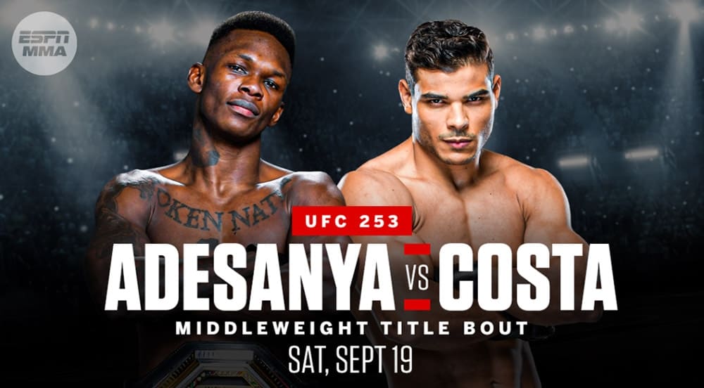 Стягат битка между Израел Адесаня и Пауло Коста на UFC 253