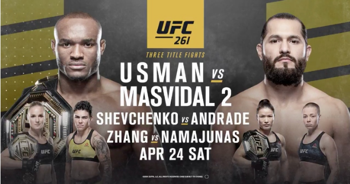 UFC 261: Усман – Масвидал (НА ЖИВО)