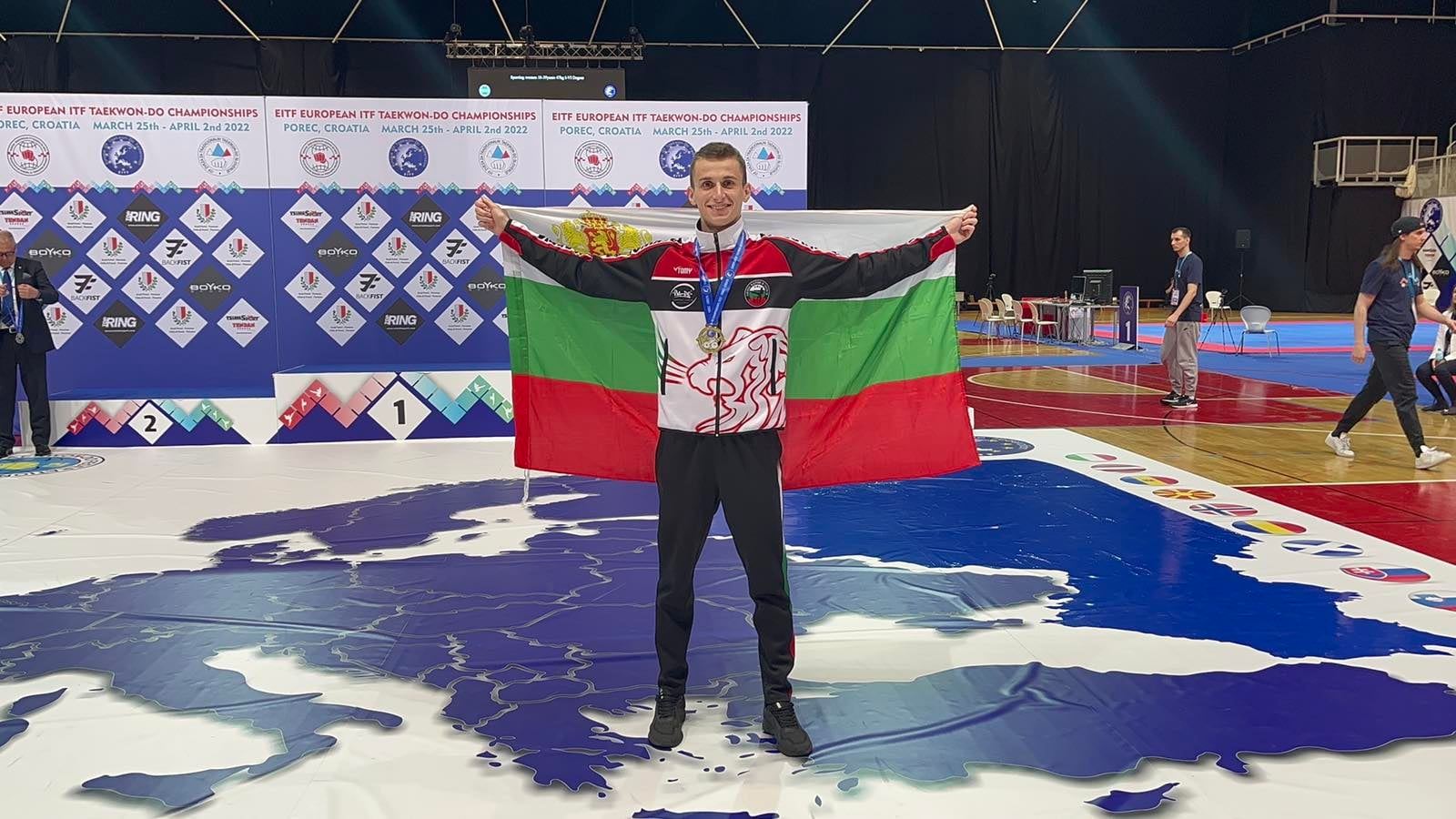 Гордост! Кирил Илиев отново е европейски шампион по таекуондо