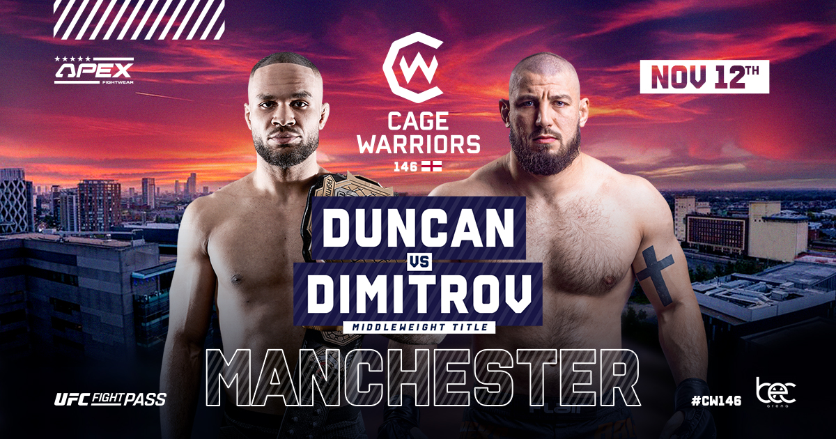 Мариян Димитров с нова дата и място за шампионския мач в Cage Warriors