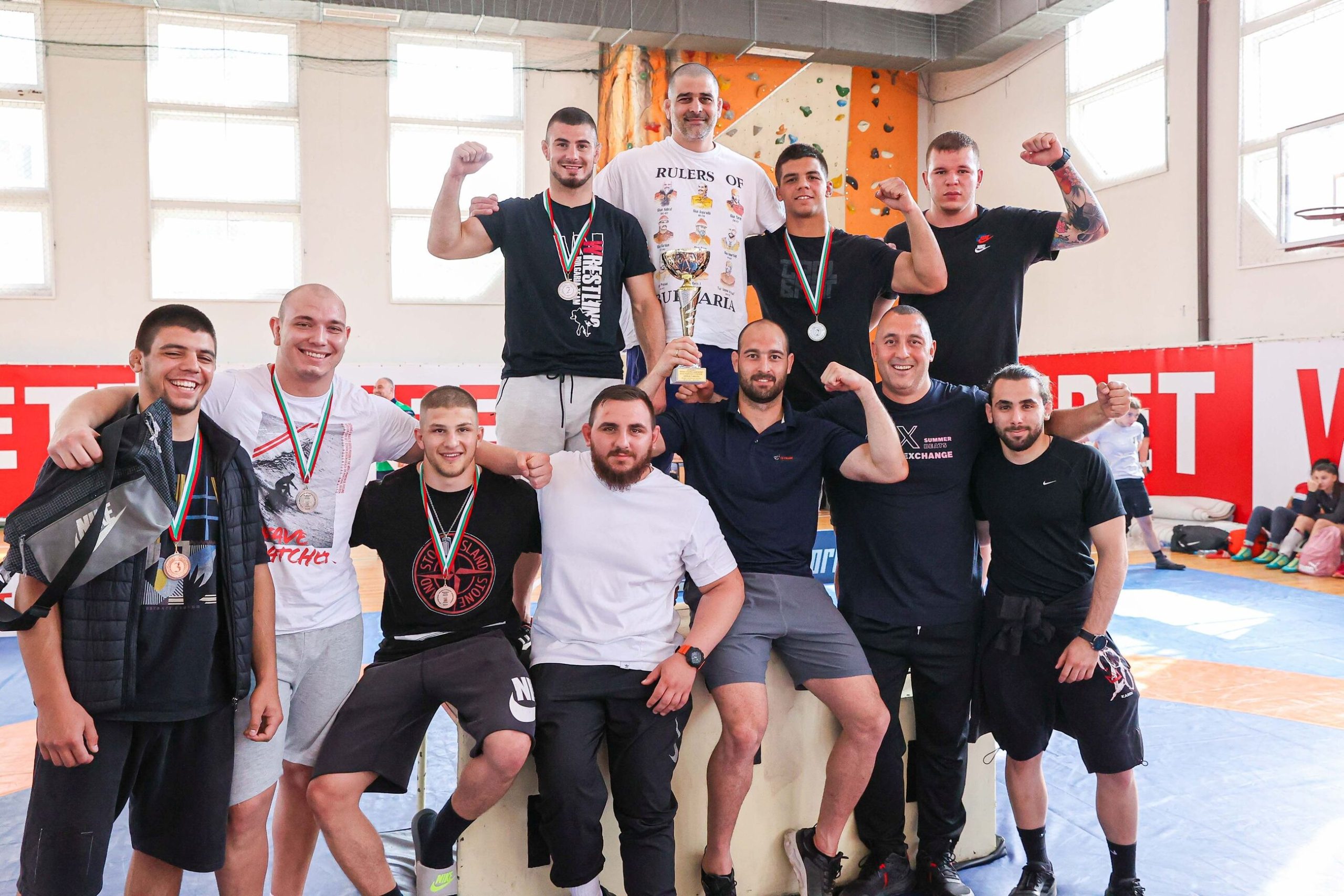 „НСА-Васил Левски“ триумфира с отборната титла на държавния шампионат по борба свободен стил