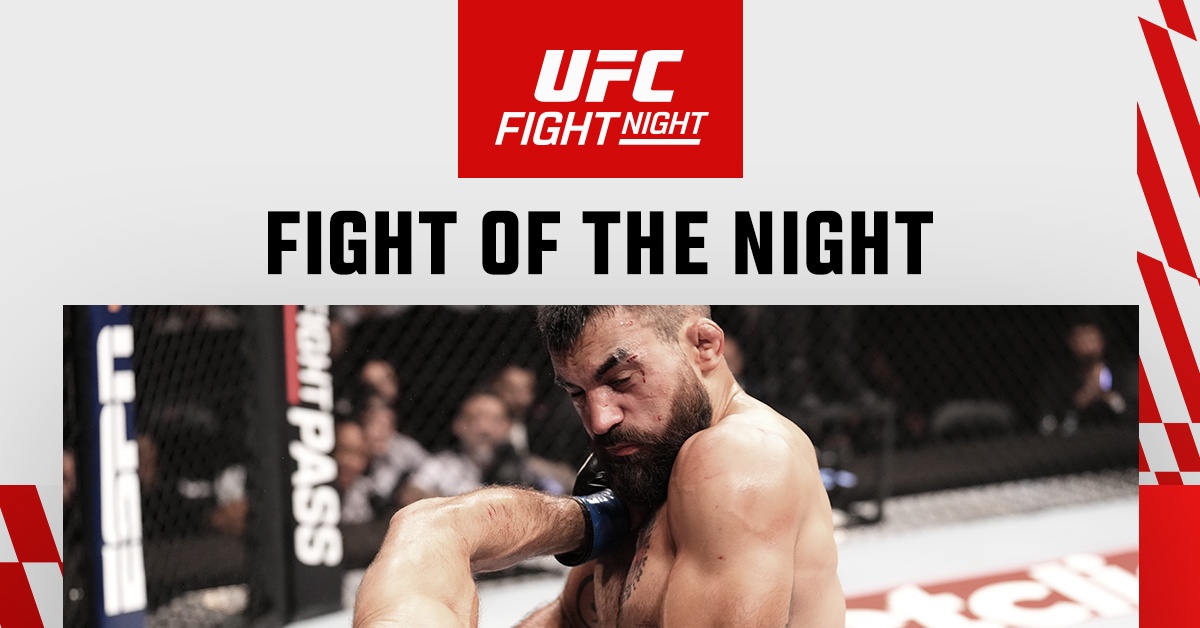 Изненадващ избор за „Бой на вечерта“ от UFC Париж