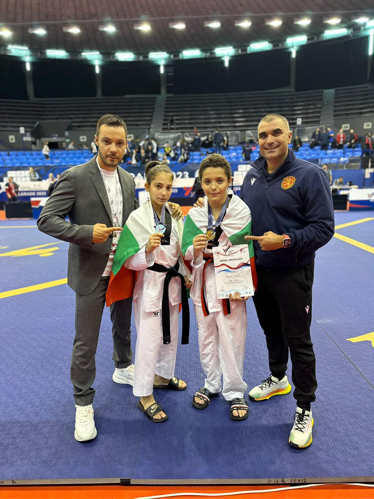 Два медала за България в първия ден от Европейското по таекуондо за кадети