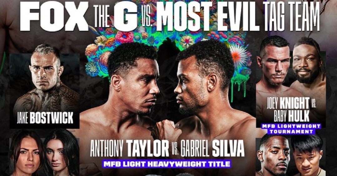 Синът на Андерсън Силва- Габриел, ще се бие с Антъни Тейлър в шампионски двубой на Misfits Boxing 13