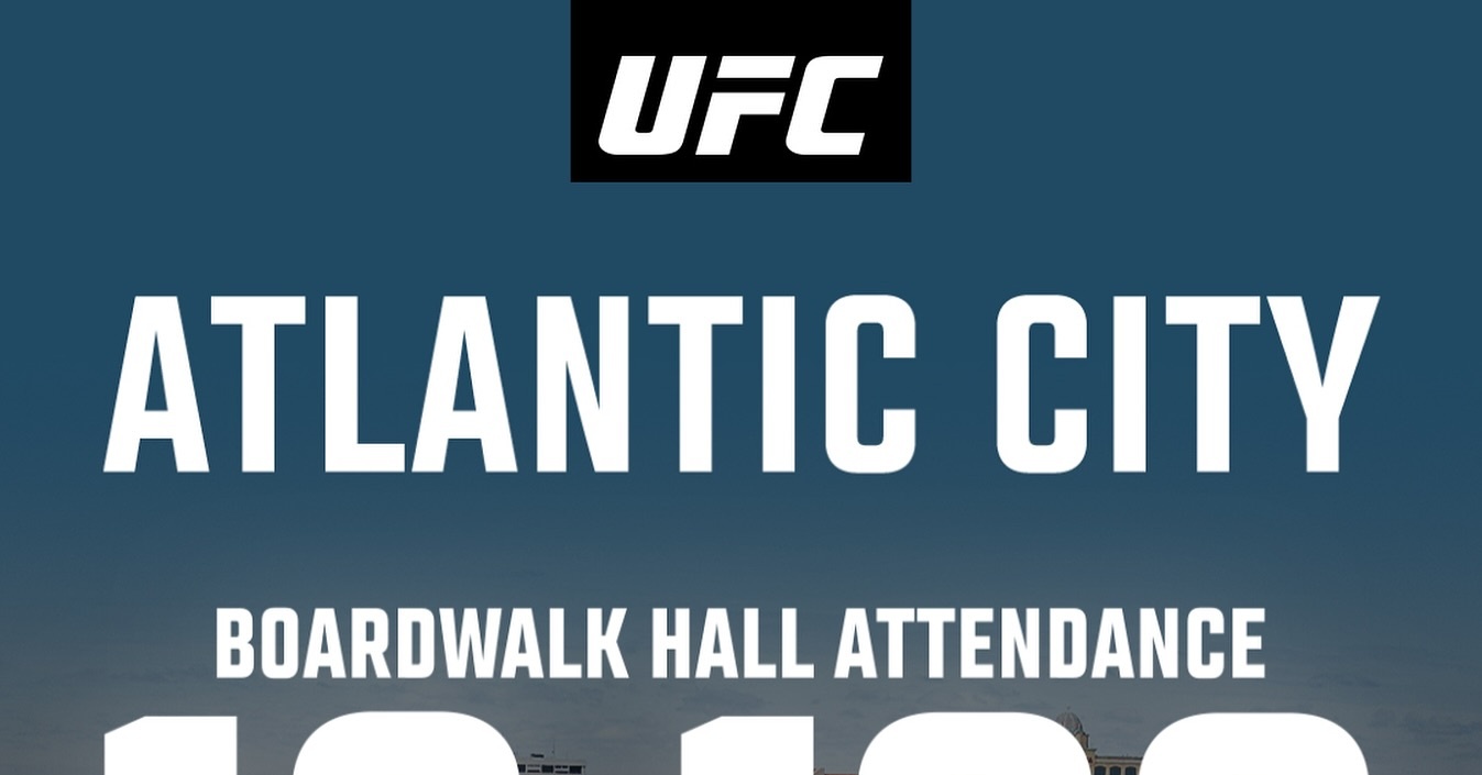 UFC отчете рекорд при визитата си в Атлантик Сити