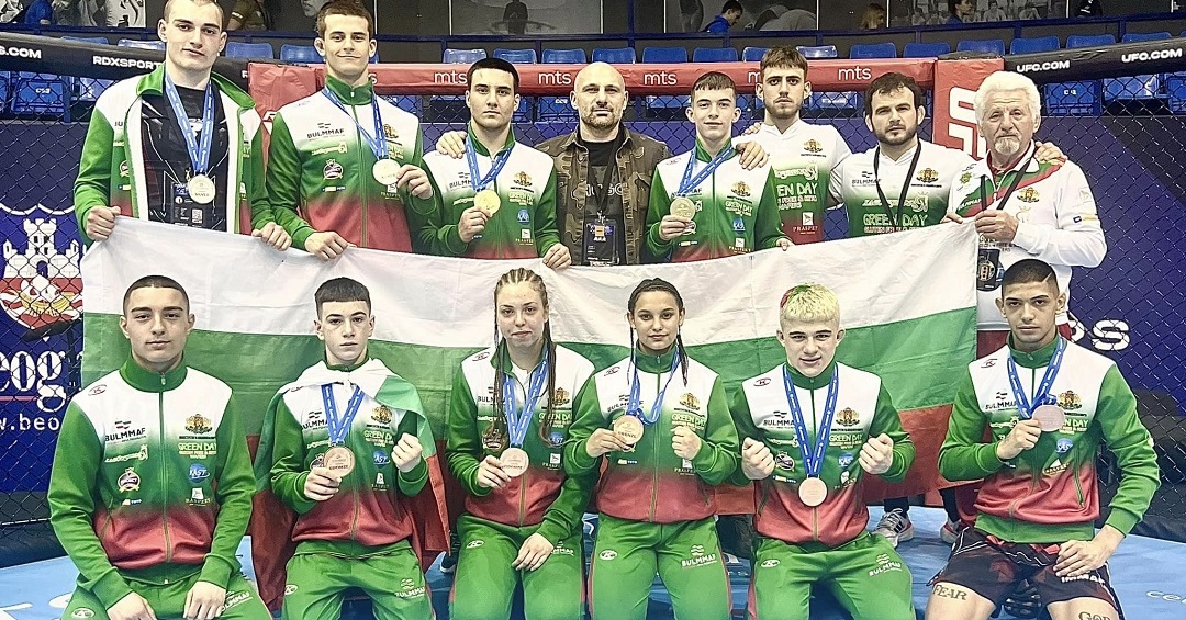 Нови 5 медала за българските ММА бойци от европейското в Белград