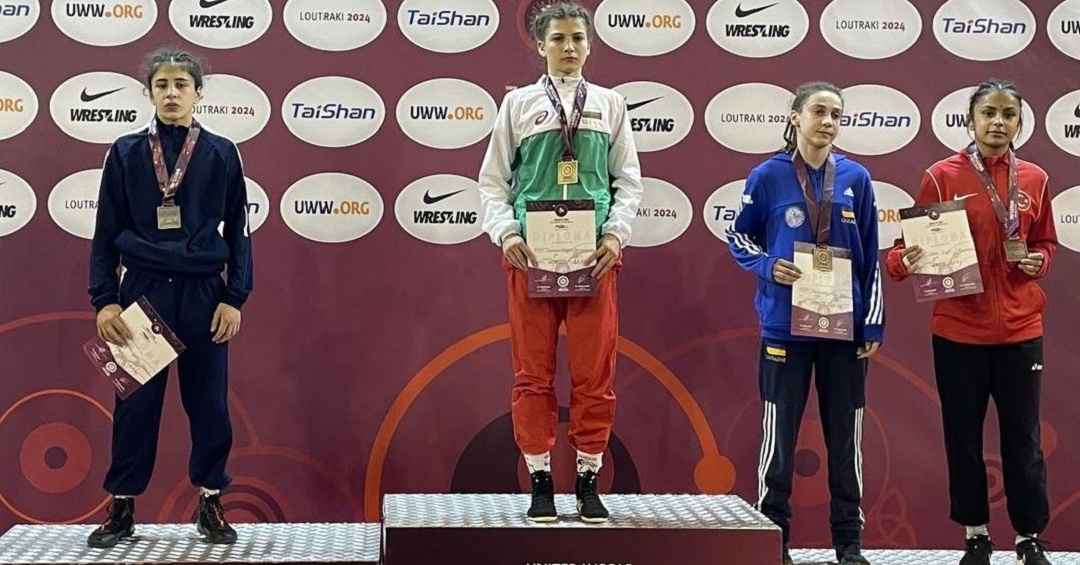 Валерия Станчева завоюва втора Европейска титла по борба за България в Лутраки, Гърция