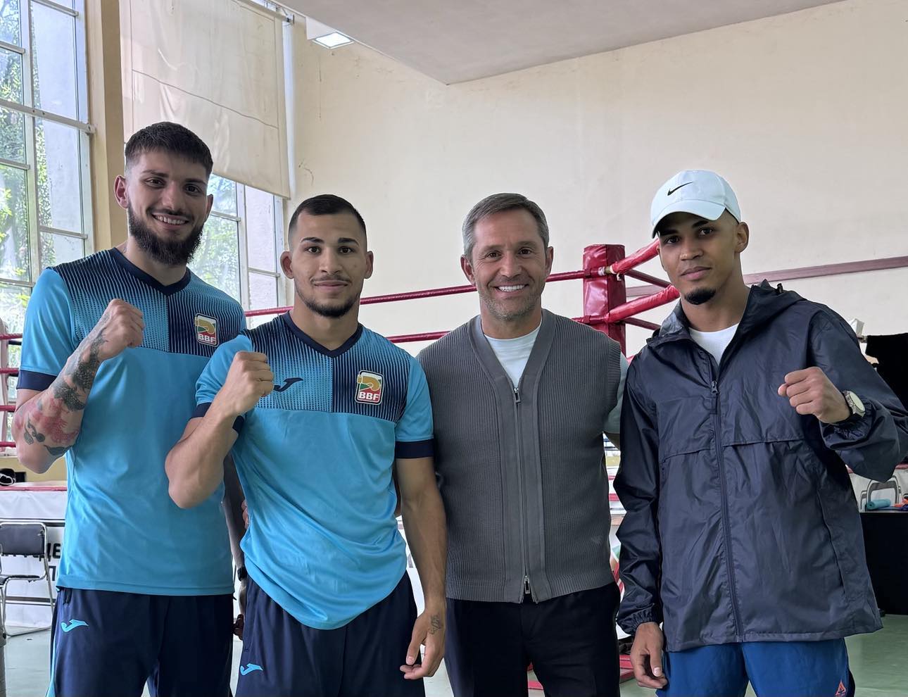 Красимир Инински посети тренировка на националите по бокс