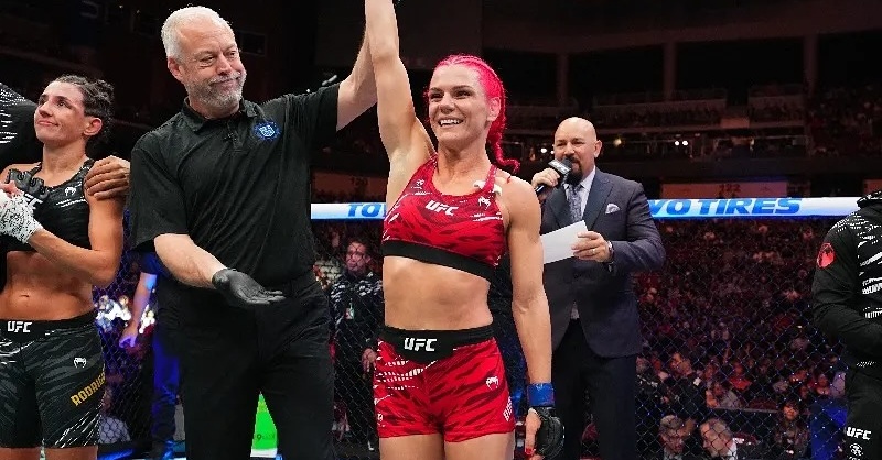 Джилиан Робъртсън с доминиращ ТКО над Марина Родригес на събитието UFC on ESPN 67