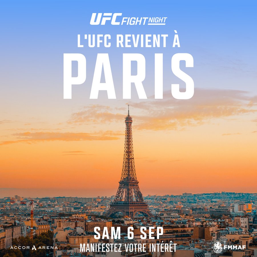 UFC се завръща в Париж