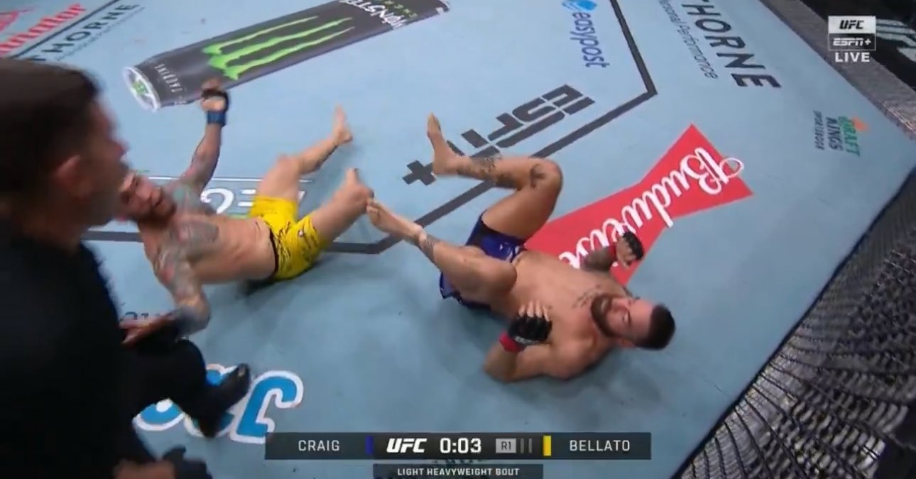 Най-голямата симулация в UFC?!? Родолфо Белато срещу Пол Крейг