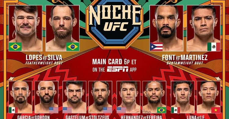 Спектакъл на Noche UFC 3 в Тексас: Резултати