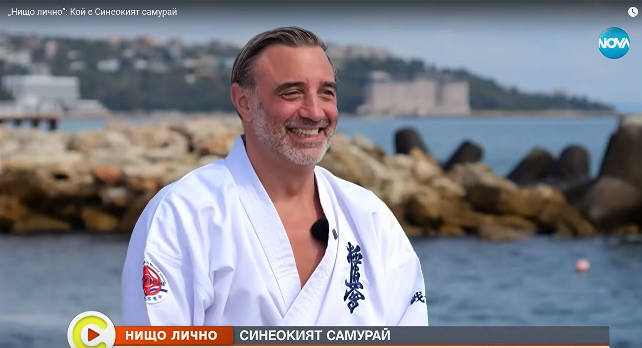 Водещият на SENSHI Николас Петас с интервю за NOVA TV за бойния си път и прозвището “Синеокия самурай”