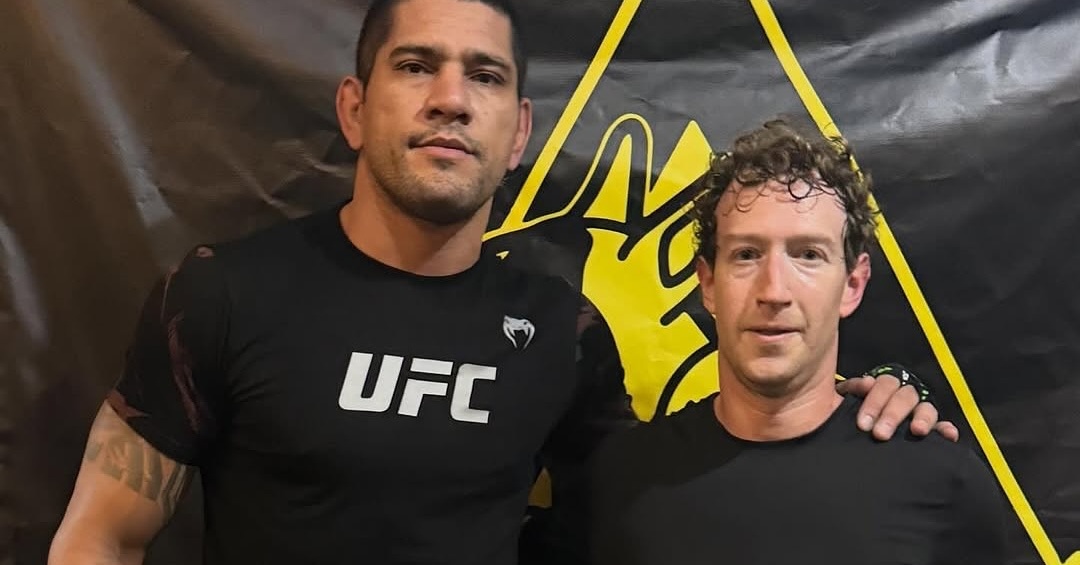 Марк Зукърбърг тренира с шампиона Алекс Перейра (Видео)