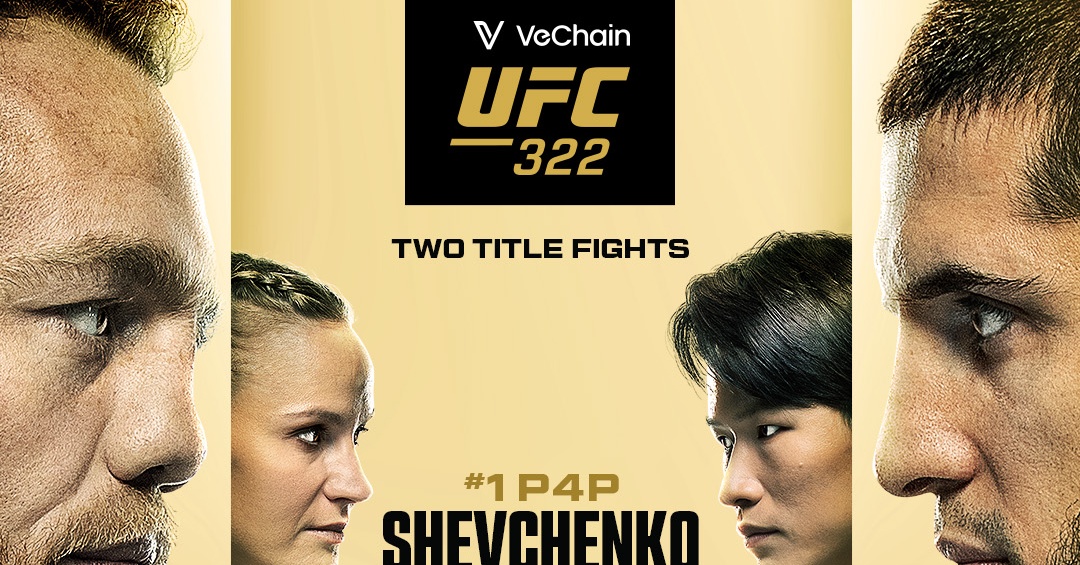UFC пубикува официалния постер за турнира UFC 322
