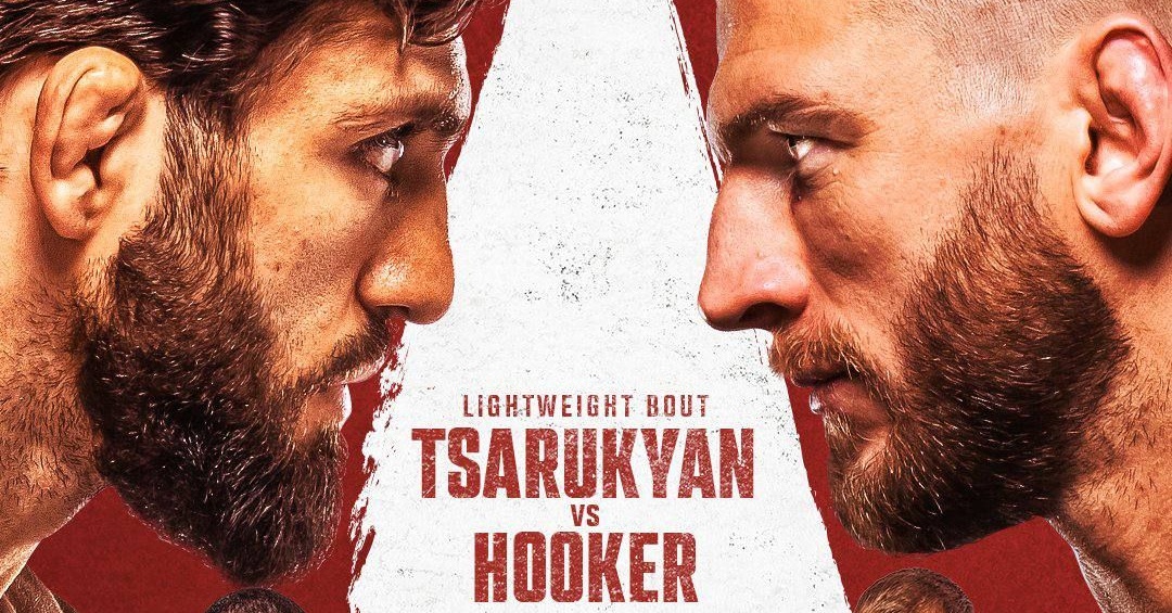 UFC публикува постера за турнира с Царукян и Хукър в главната битка