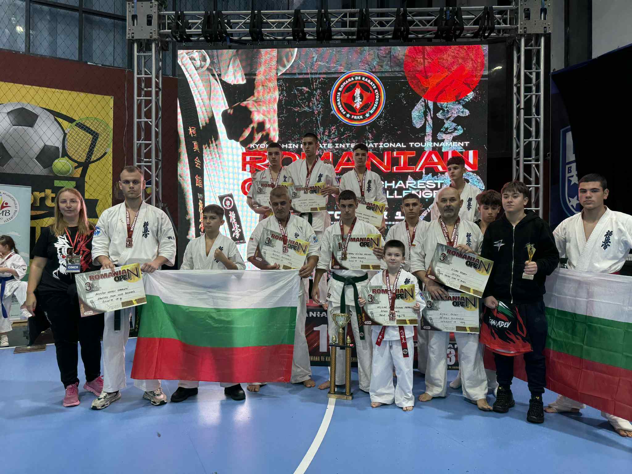 Успешно представяне на БККФ на XII „Romanian Open“ в Букурещ