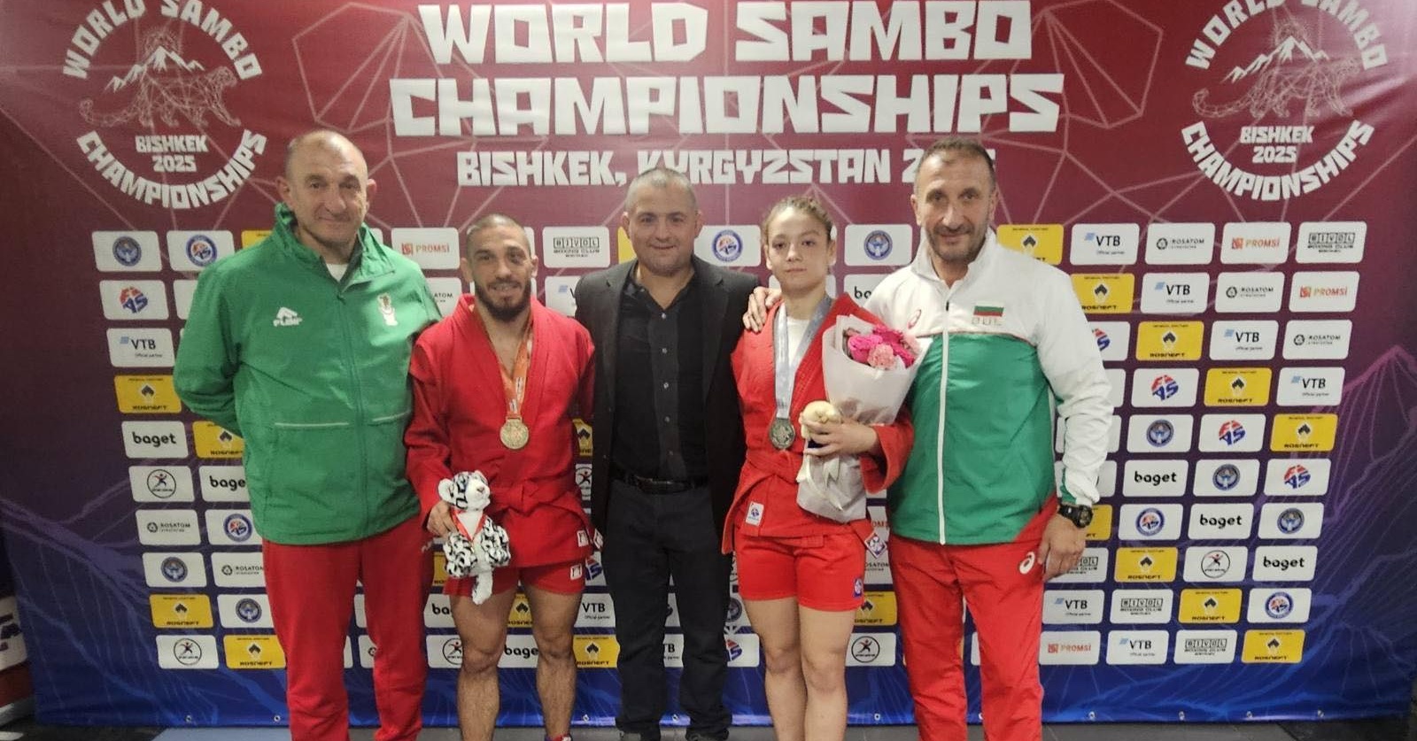 Таня Радулова и Димитър Стоянов с медали във втория ден на Световното първенство по самбо