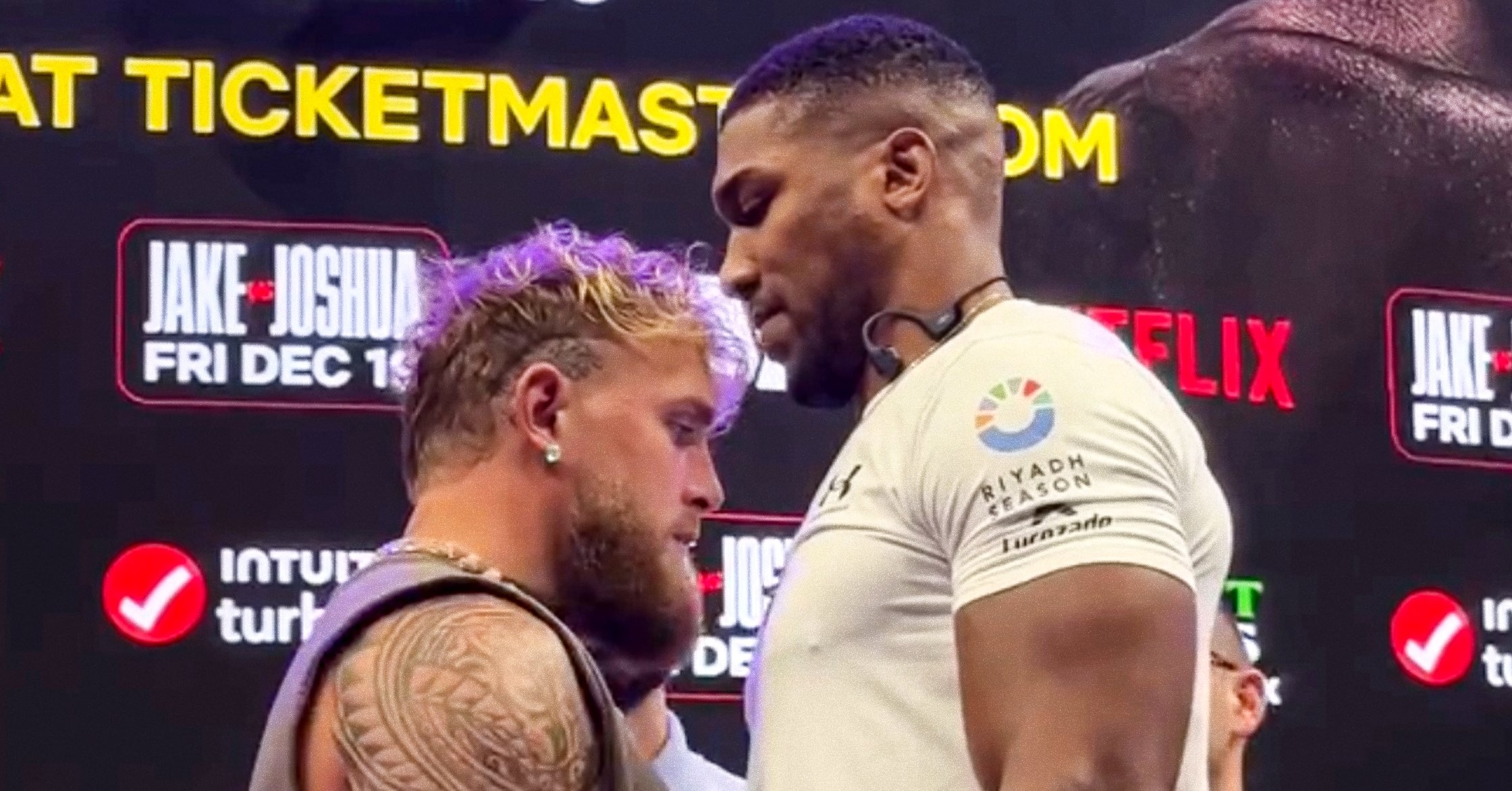 Първи face-off между Джейк Пол и Антъни Джошуа