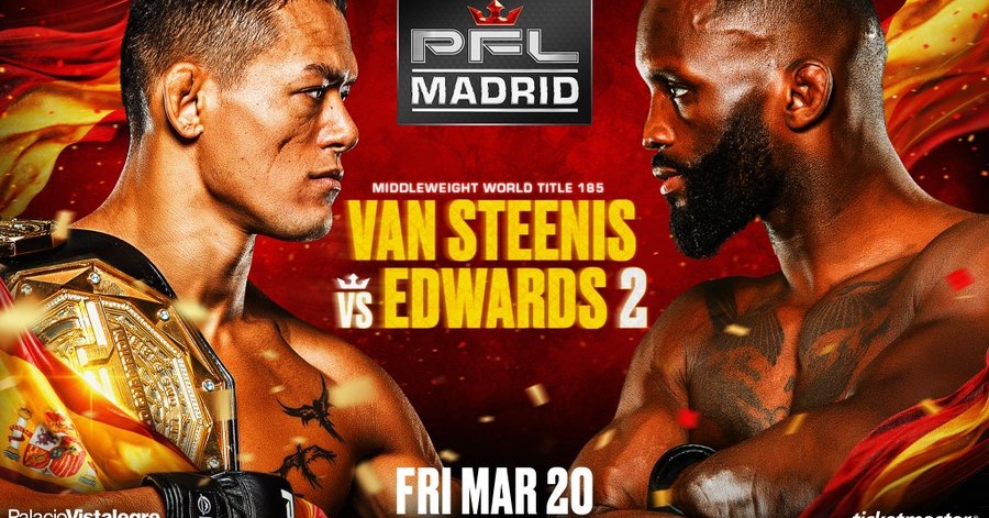 Ван Стенис защитава титлата си срещу Фабиан Едуардс на дебютната гала на PFL в Мадрид