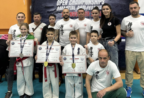 Триумф за СКК „Бушин“ Русе на Източноевропейското първенство по киокушин