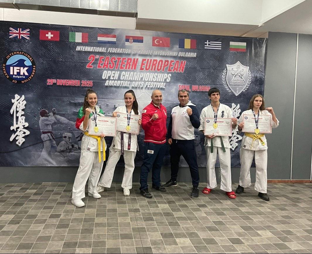 4 състезатели – 4 златни медала за СК „Сентоки“ – Бургас на Източноевропейското първенство