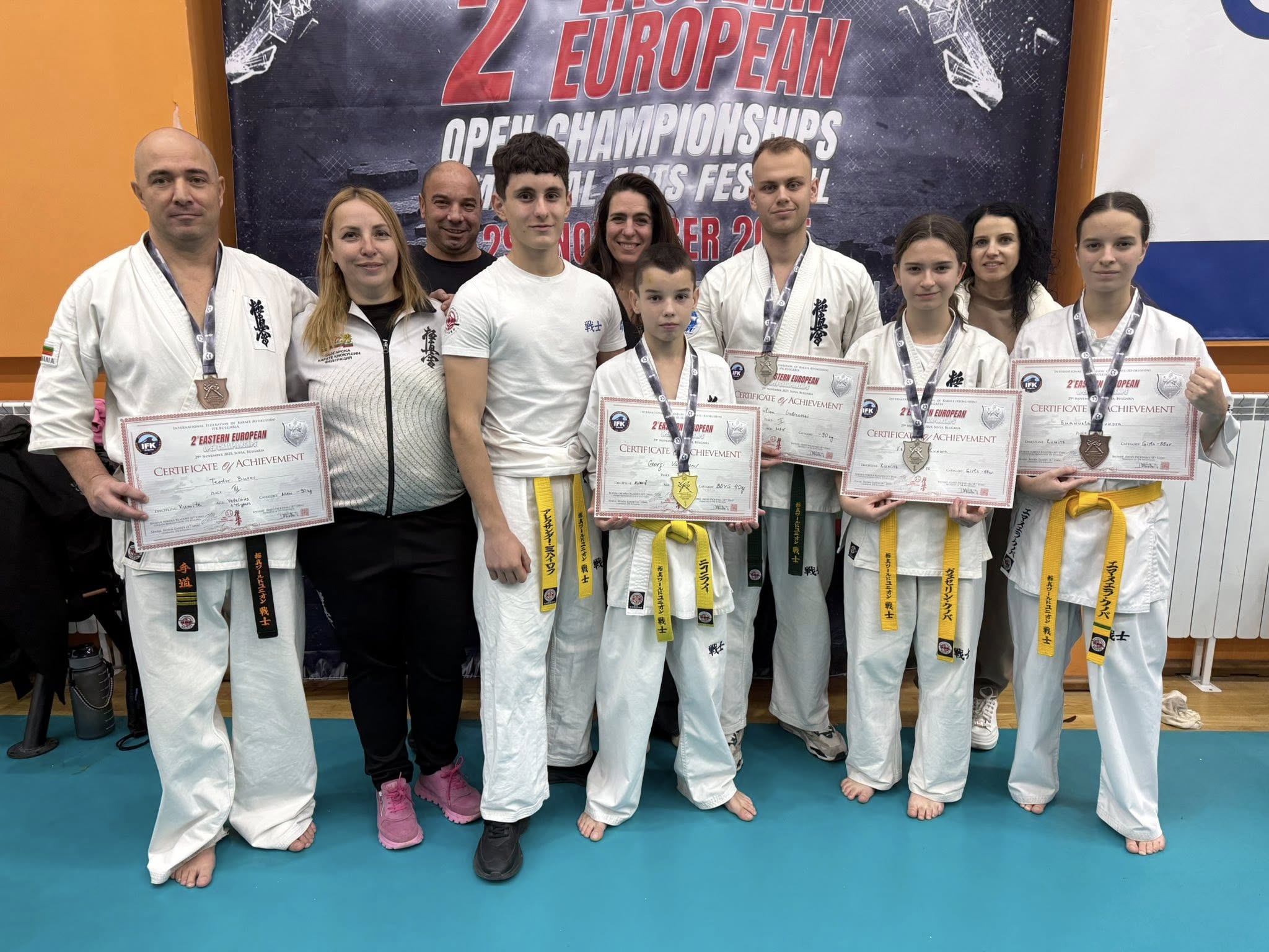 Силно представяне на СК „Заншин“ – Варна на Откритото Източноевропейско първенство